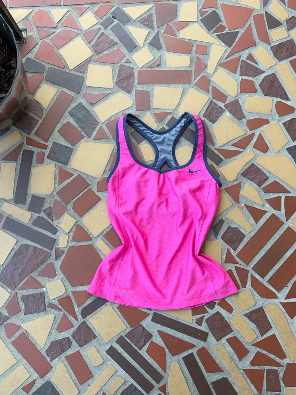 Vintage Y2K Striped Nike Tank Top